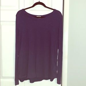 Navy Long Sleeve Blouse